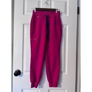 Figs Scrub Pants Womens XXS Pink Zamora Style Healthcare Nurse Vet Tech